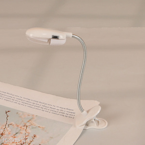 Online Wholesale Mini Clip On Light Battery Operated Reading Lamp for Bed