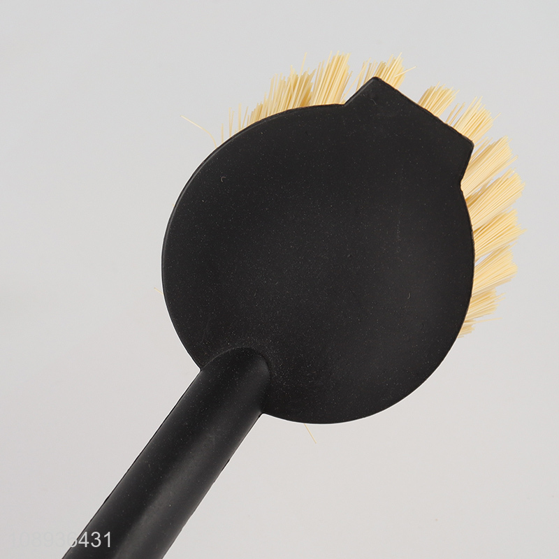 Factory price home kitchen long handle pot brush cleaning brush