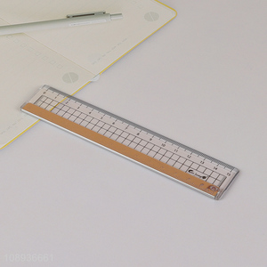 Good Quality Plastic Straight Ruler Metric Measuring Ruler Wholesale