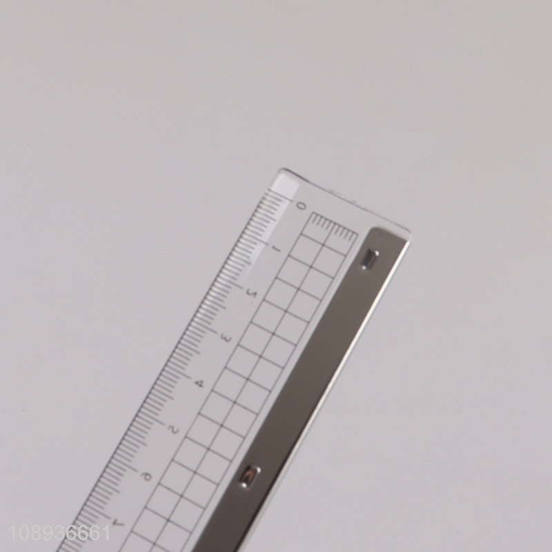 Good Quality Plastic Straight Ruler Metric Measuring Ruler Wholesale