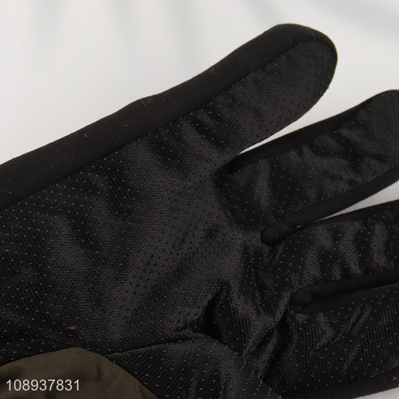 China factory windproof winter outdoor polyester gloves