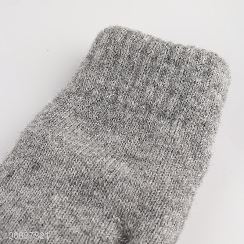 Hot selling winter warm thickened woolen gloves