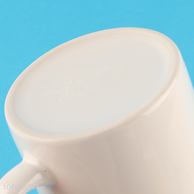 New arrival white home office water cup coffee cup with handle