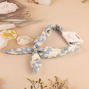 New Product Floral Print Elastic Headband Fashion Hair Bands