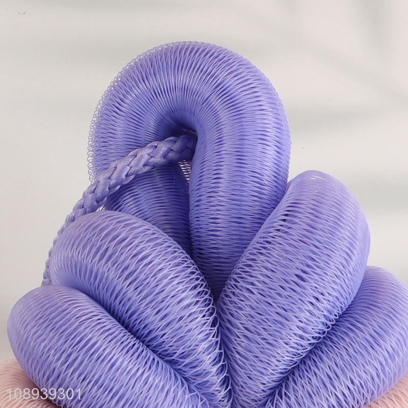 Factory Supply Mesh Shower Ball Body Scrubber for Men and Women