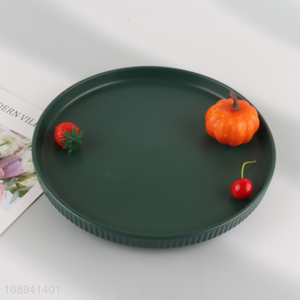 Good quality round ceramic dinner plate tableware plate