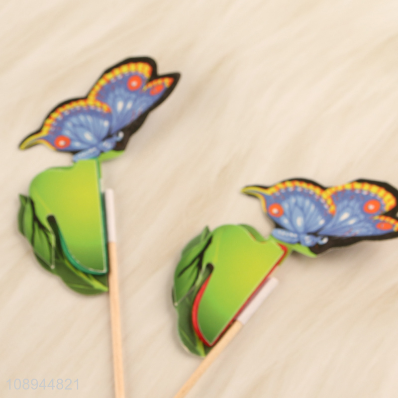 New Arrival 6PCS Butterfly Fruit Toothpicks for Appetizers