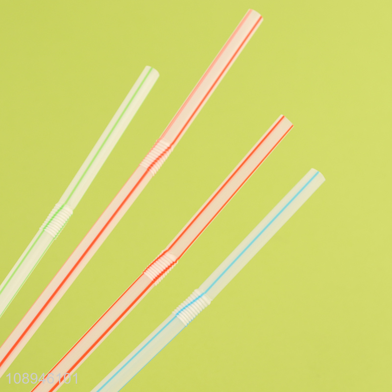 Wholesale Disposable Flexible BPA Free Plastic Drinking Straws