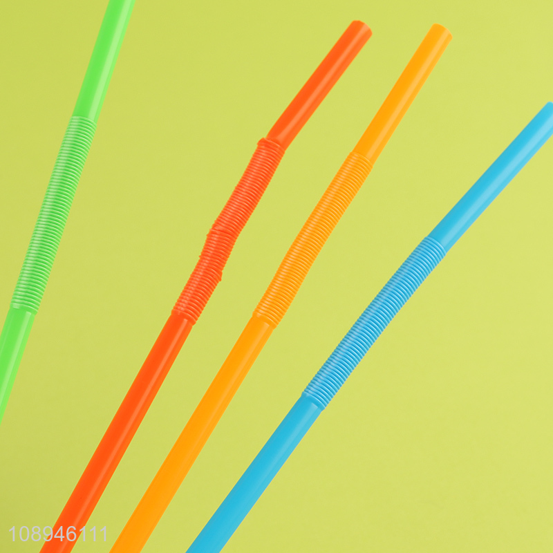 New Arrival BPA Free Plastic Drinking Straws for Cortail Juice