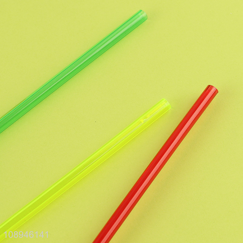 Wholesale Cactus Theme Drinking Straws Reusable Plastic Straws