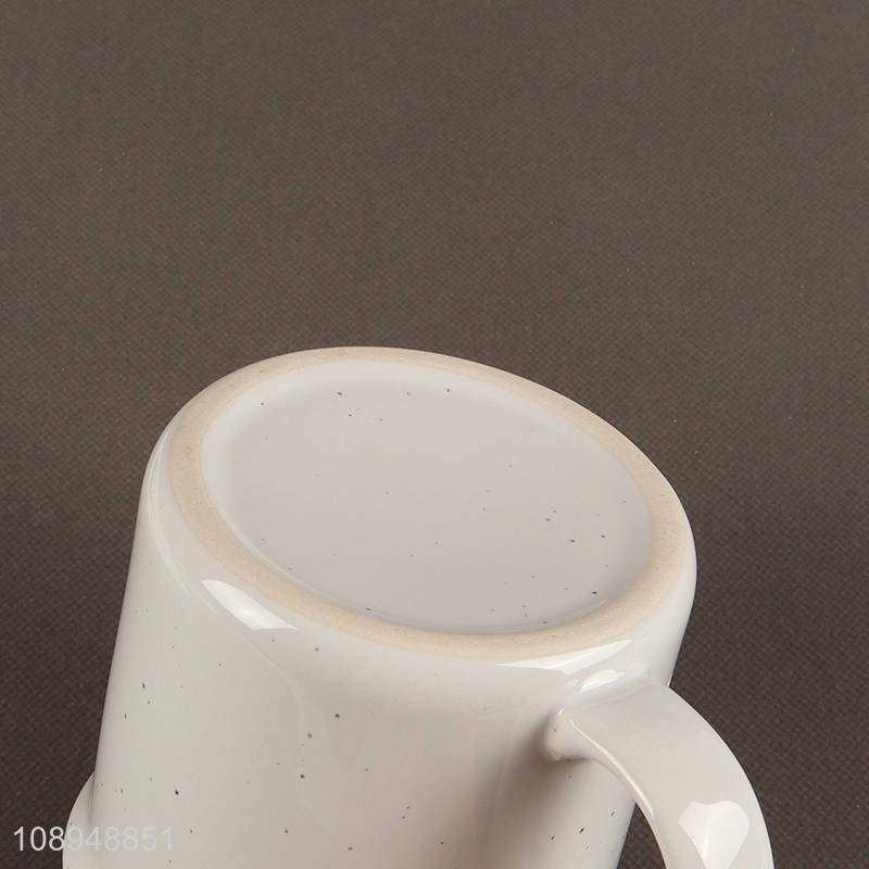 Yiwu market ceramic coffee cup water mug with handle