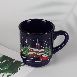 Most popular christmas series ceramic water cup coffee cup