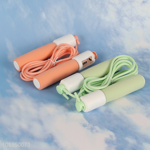 Yiwu market sports fitness training jump rope counting skipping rope