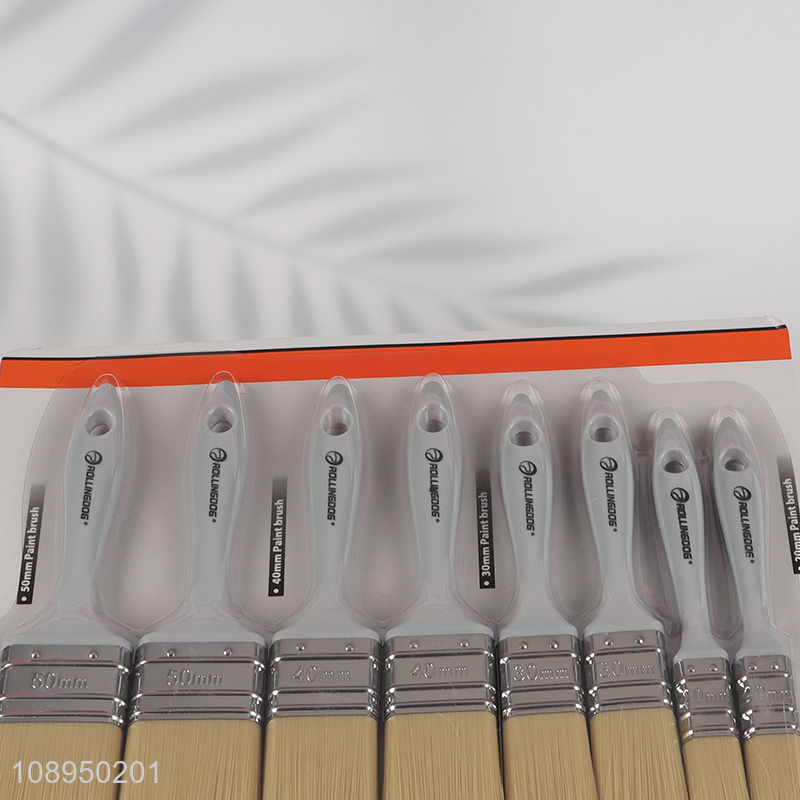 Popular products 9pcs paint brush set for hand tool