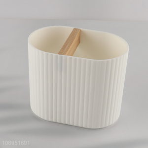 Factory Price 2 Slots Striped Toothbrush Holder for Electric Toothbrushes