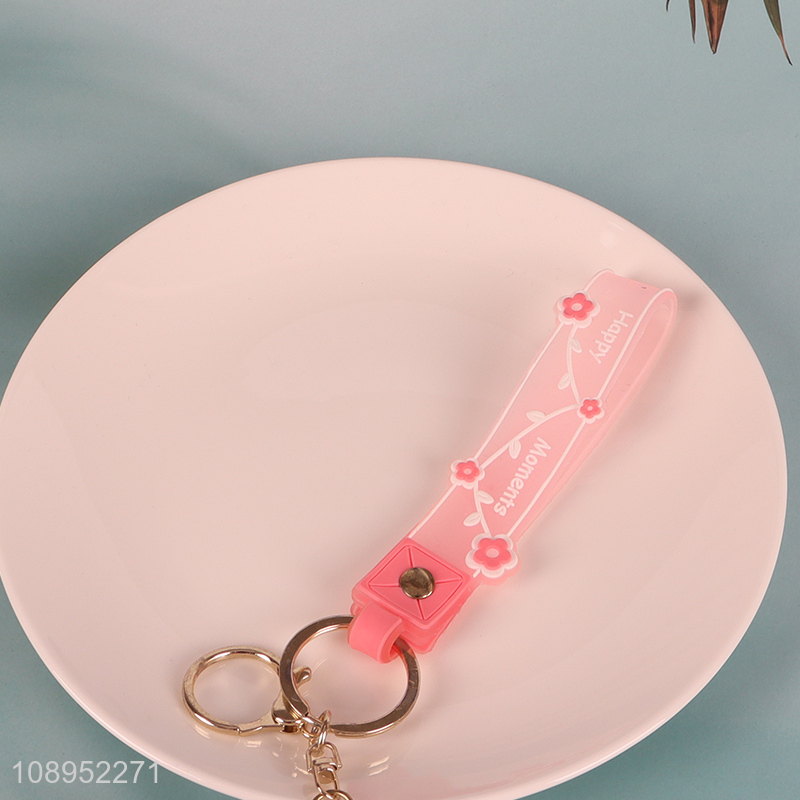 Low price portable milk tea cup pendant keychain for decoration