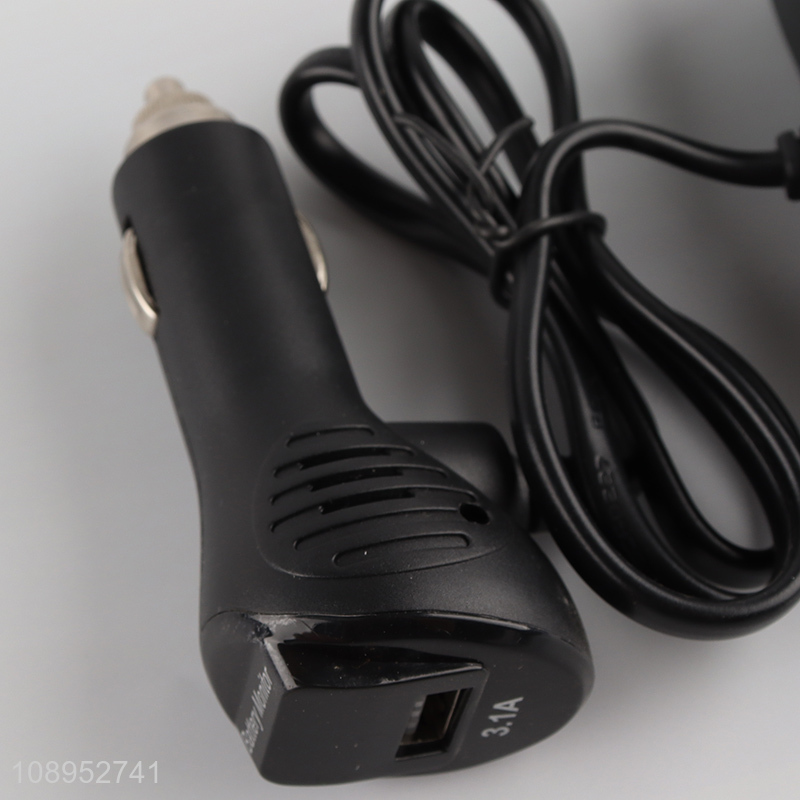 New Arrival 120W Car Charger Cigarette Lighter with 3 Sockets On/Off Switches