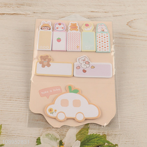 Hot Selling Cute Cartoon Sticky Notes Kawaii Sticky Note Pads for Students