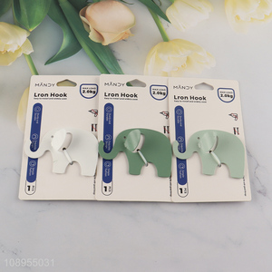 High Quality 1PC Elephant Shaped Adhesive Hook Heavy Duty Utility Hook