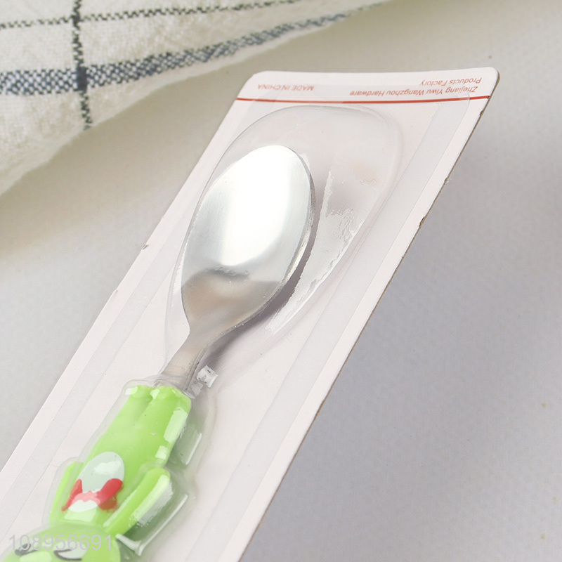 High Quality Cute Cartoon Dinner Spoon Children Training Spoon