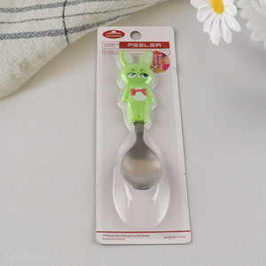 High Quality Cute Cartoon Dinner Spoon Children Training Spoon