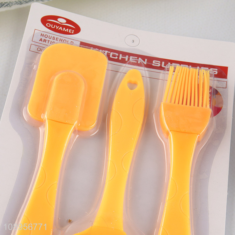 Hot Selling 3PCS Nonstick Silicone Bakeware Set with Baking Spatula