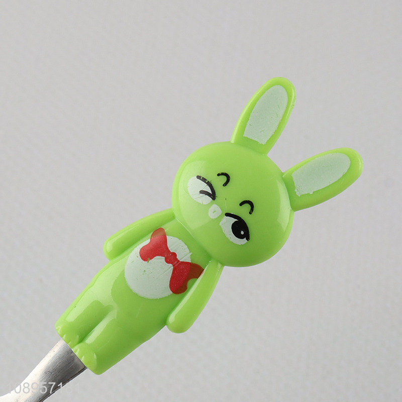 New Arrival Cartoon Feeding Training Spoon for Kids Boys Girls