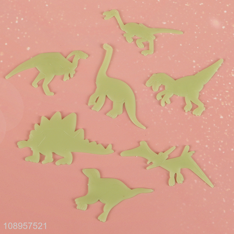 Top sale dinosaur series glow-in-the-dark sticker for home