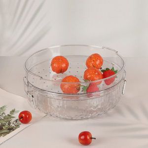 Good selling home fruits plate dessert tray with iced tray