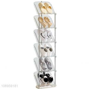 Factory price multi-layer space saving home shoes rack