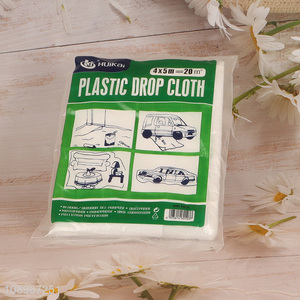 Top products disposable clear multi-purpose plastic drop cloth