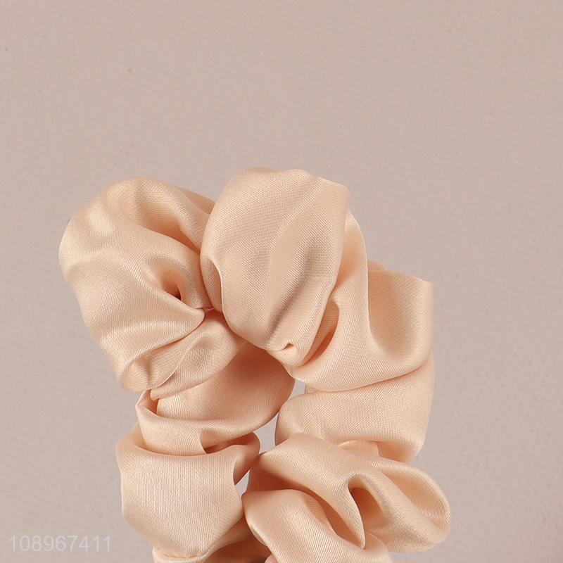 Hot items 2pcs polyester hair ring hair rope for hair accessories