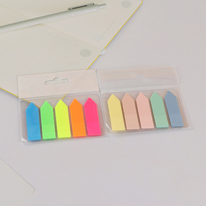 Best selling waterproof multicolor bookmarker index sticky note