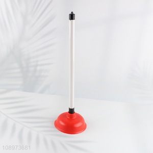 New Arrival Durable Toilet Plunger with Long Plastic Handle