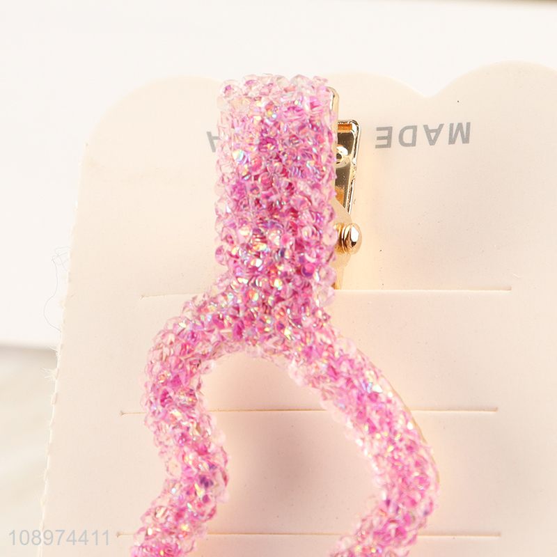 China Imports Cute Heart Hair Clips for Women Girls Kids