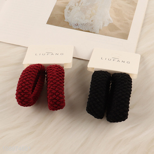 China Imports 2PCS Elastic Hair Bands Ponytail Holders for Women