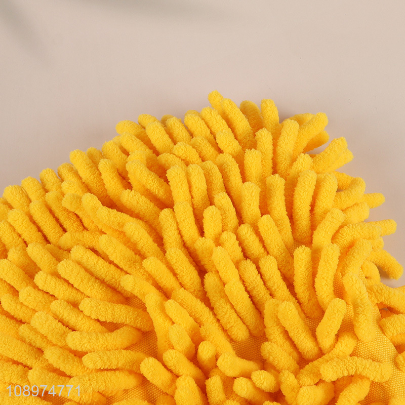 China products chenille microfiber car wash mitt car wash gloves