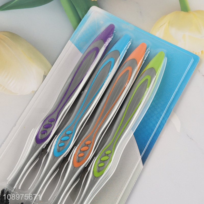 New product 4pcs soft bristle toothbrush set for oral care