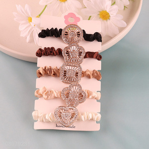 Hot items 5pcs fashionable girls hair accessories hair ring hair rope