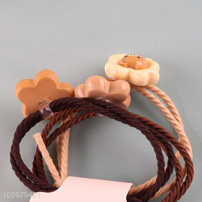 New style cartoon elastic hair ties hair scrunchies  hair rope for sale