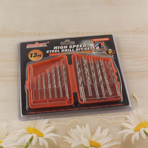 Yiwu market 13pcs professional high speed steel drill bit set