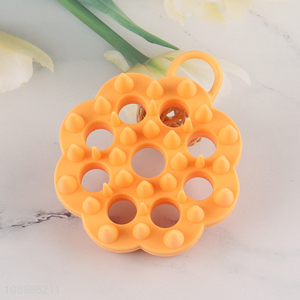 Good sale silicone hollow shampoo brush massage brush