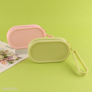 Yiwu market portable travel silicone cosmetic bag makeup bag for sale