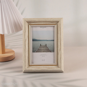 High Quality 4X6 Inch MDF Wooden Picture Frame for Home Wall Decor