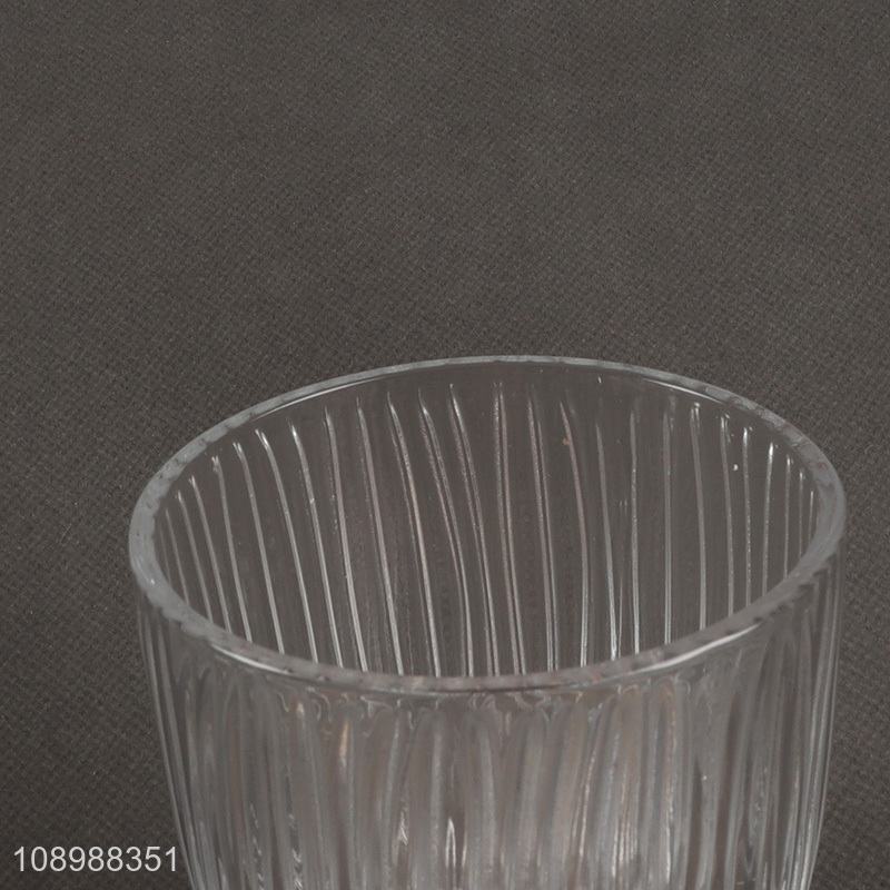 Wholesale 280ml Clear Glass Mug Glass Wine Glasses for Liquor Scotch