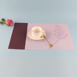 Good selling rectangle non-slip tabletop decoration place mat dinner mat wholesale