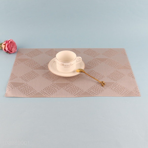 Hot products rectangle jacquard placemat dinner mat for home restaurant