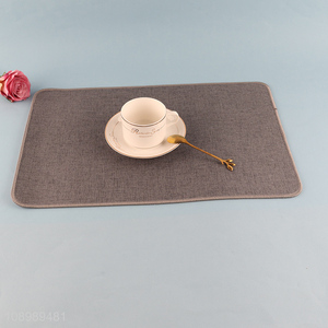 Good quality rectangle home restaurant tabletop decoration place mat