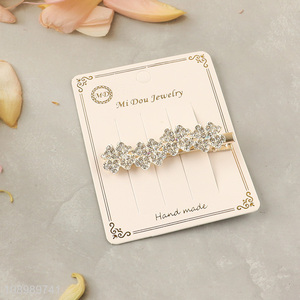 Popular products fashionable hair accessories girls diamond-encrusted <em>hairpin</em>