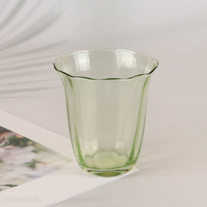 New Arrival Colored Glass Water Cup Juice Glasses for Wedding Birthday